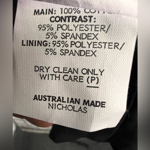 NWT Nicholas Mini‎ Eyelet Cut Out Perforated Sheath Cocktail Dress Black Size 4 - Picture 9 of 11